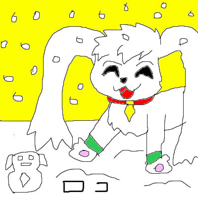 A01 18 怪盗ジョーカーextra ロコ 楽しくしよう 雪遊び 雪遊び編04 Kojiのお絵かき ずz