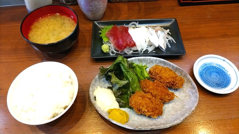 宝:カキフライ(3ケ)定食