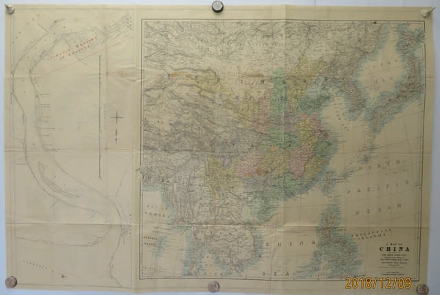 1862年 ロンドンの地図を調べる日本の文久使節団 ル モンド オリジナル木版画 - 美術品