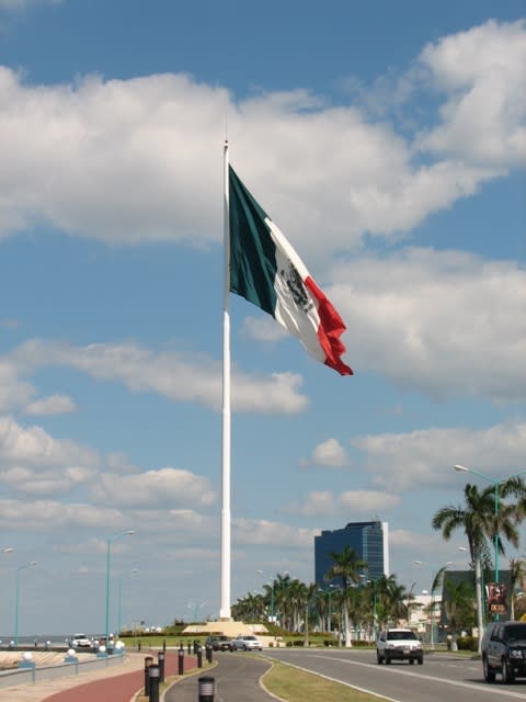世界一すばらしい国旗 メキシコの隅っこ