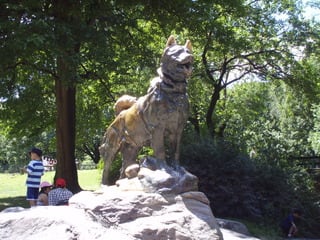 セントラルパークの犬の像 プリンストンに暮らす