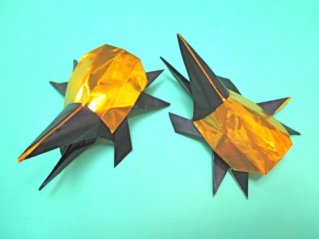 折り紙 ヘラクレスオオカブトムシ 折り方動画 創作折り紙の折り方・・・