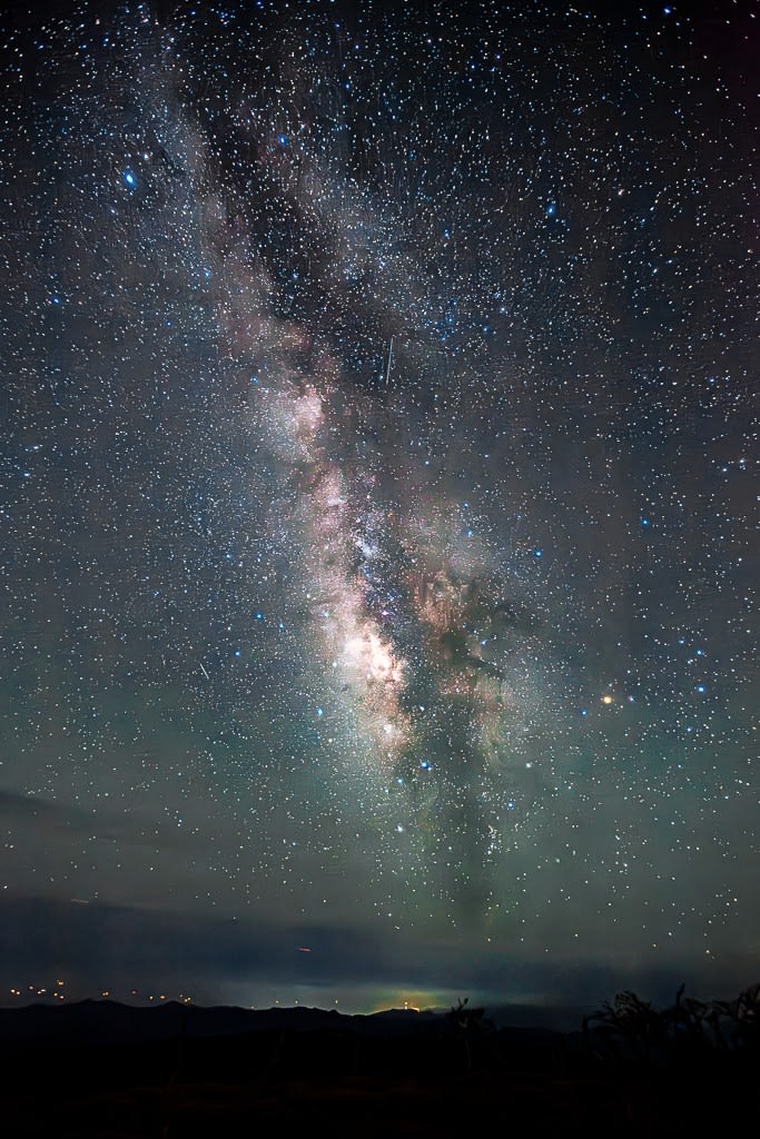 大台ヶ原から天の川の写真
