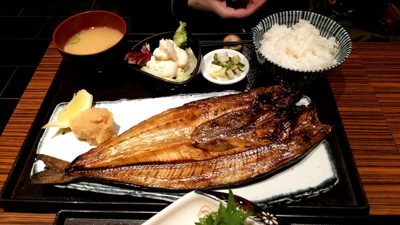 炉端大夢:特大!真ほっけ焼き定食ポテトサラダ付き