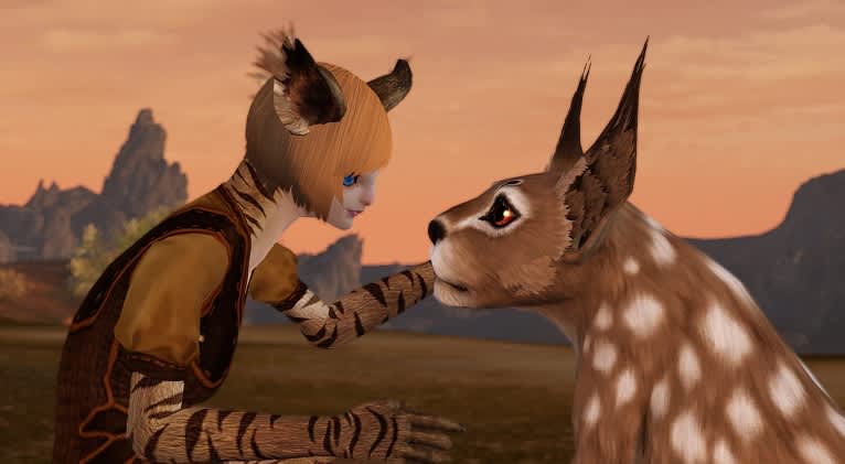 騎乗ペットの子供はかわええの になこむ