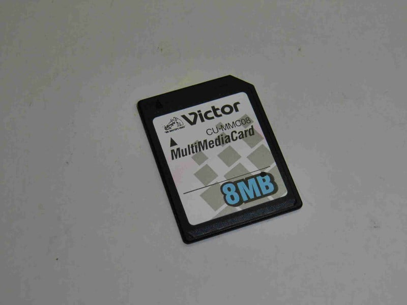 Victor MultiMediaCard 8MB CU-MMC08 マルチメディアカード 乾電池の画像集 出張所