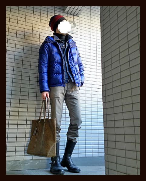 Gジャンをインナーに おっさんのコーディネート紹介 Carven Stone Island Blue Blue Etc たまにはれんらくしようかいのう