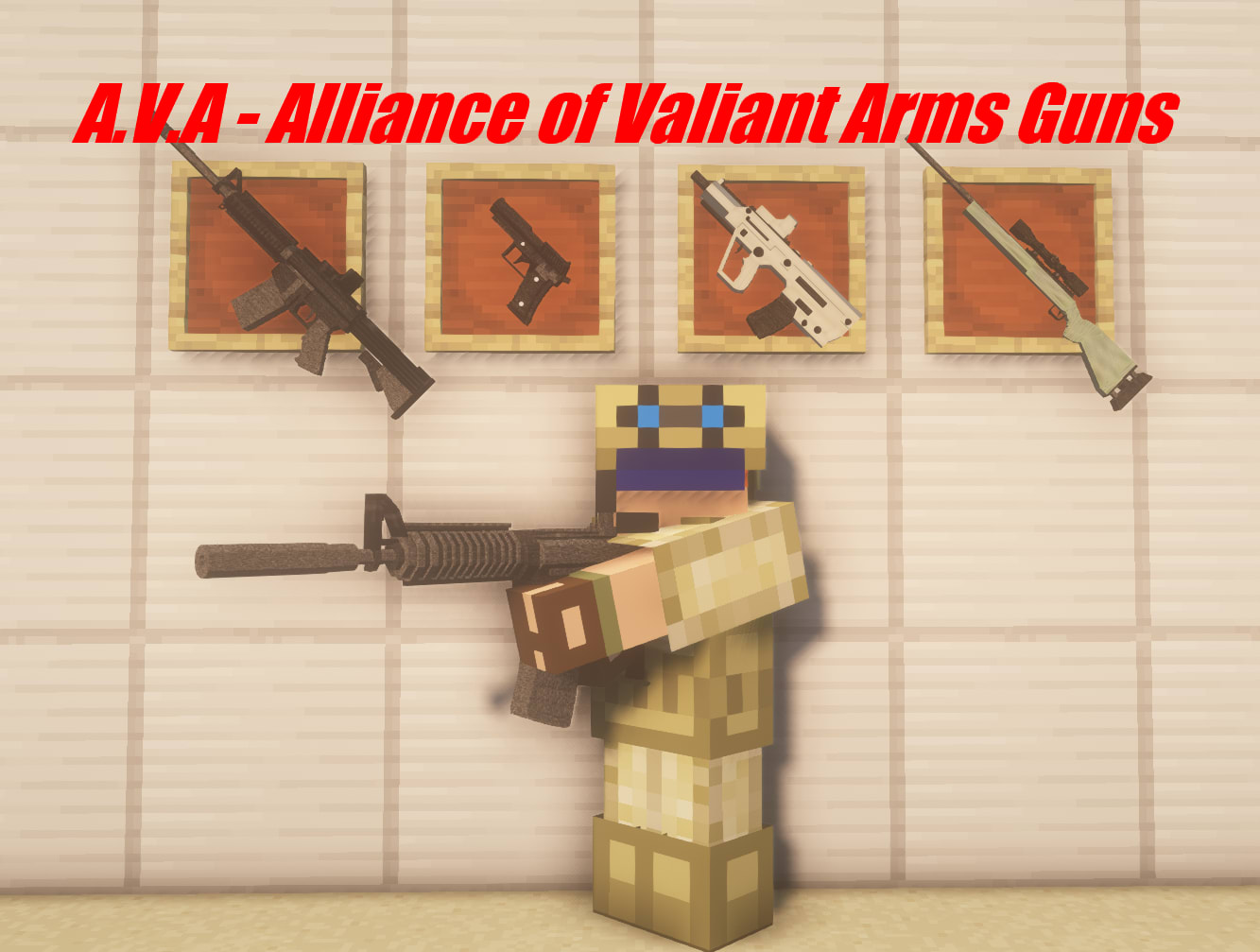1 16 4対応の銃mod A V A Alliance Of Valiant Arms Guns Modの紹介 解説 気まぐれクラフターの趣味ブログ