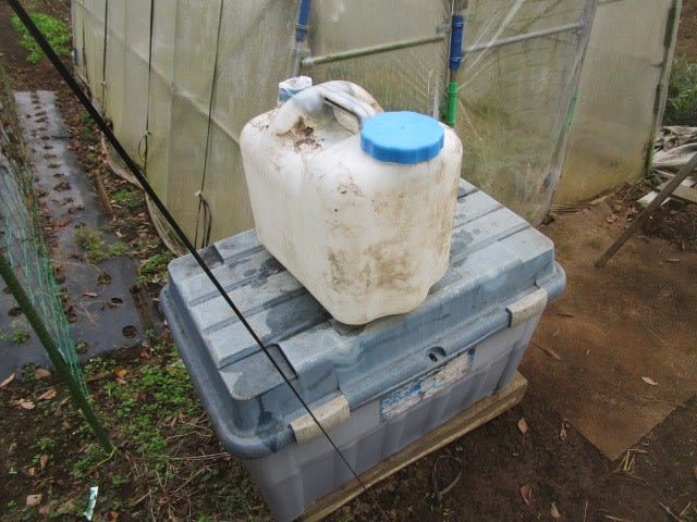 11月2日 雨水タンク自作 ビギナーの家庭菜園