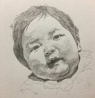 私が描いたaさんの赤ちゃん 絵画指導 菅野公夫のブログ