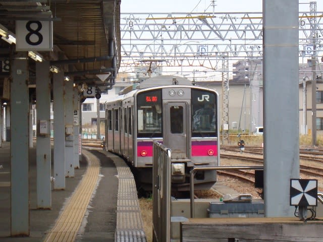 秋田駅在来線８番ホーム