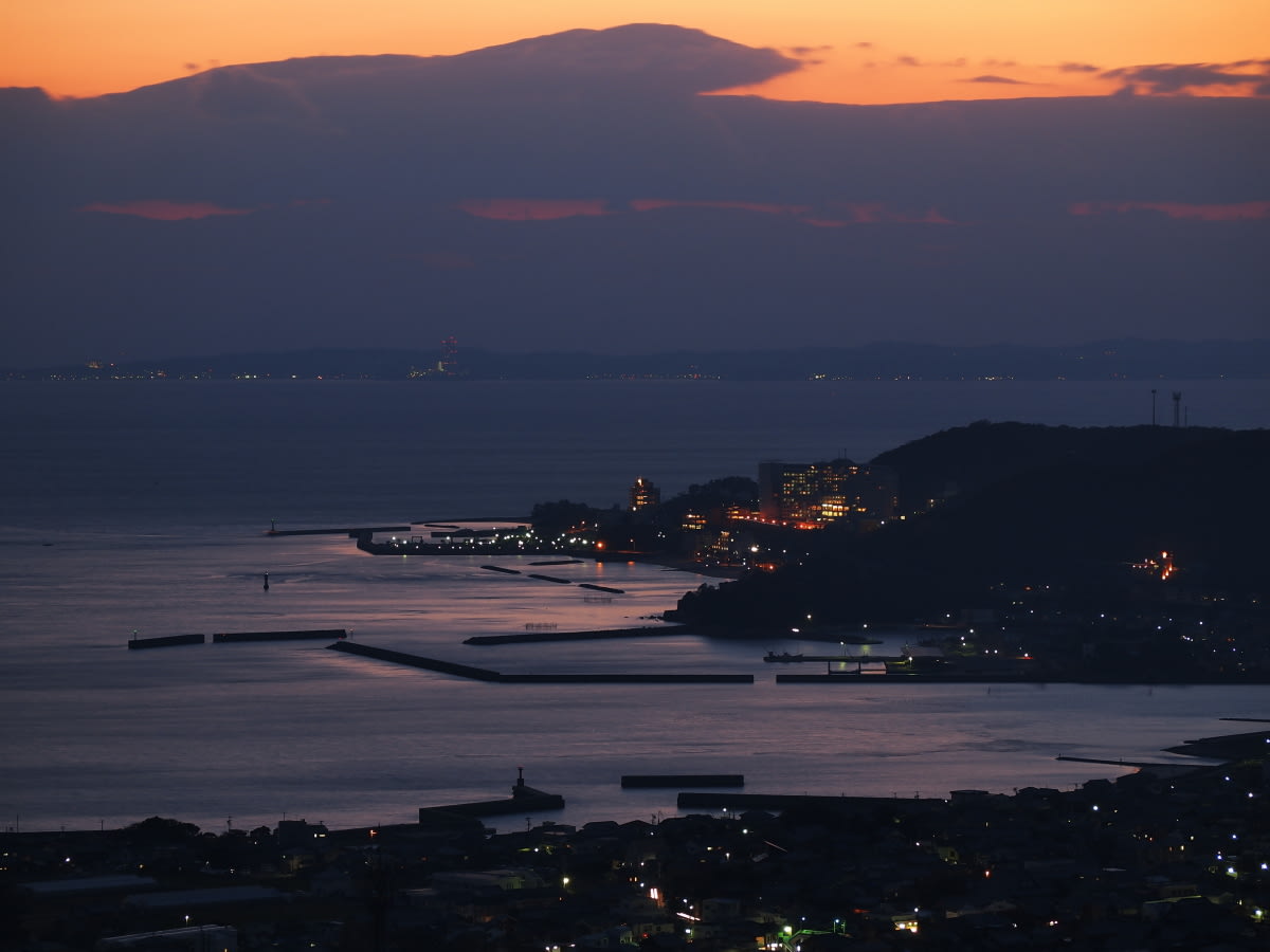 三ヶ根からの夕景の画像