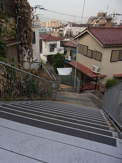 成増4丁目の長い階段 都市徘徊blog