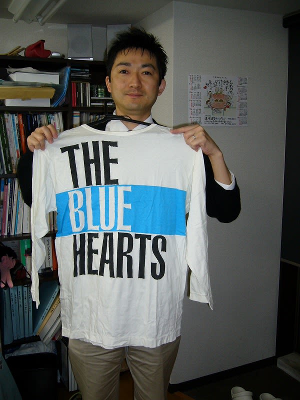 パターン 激レア☆ ブルーハーツファンクラブ☆限定Tシャツ☆THE BLUE