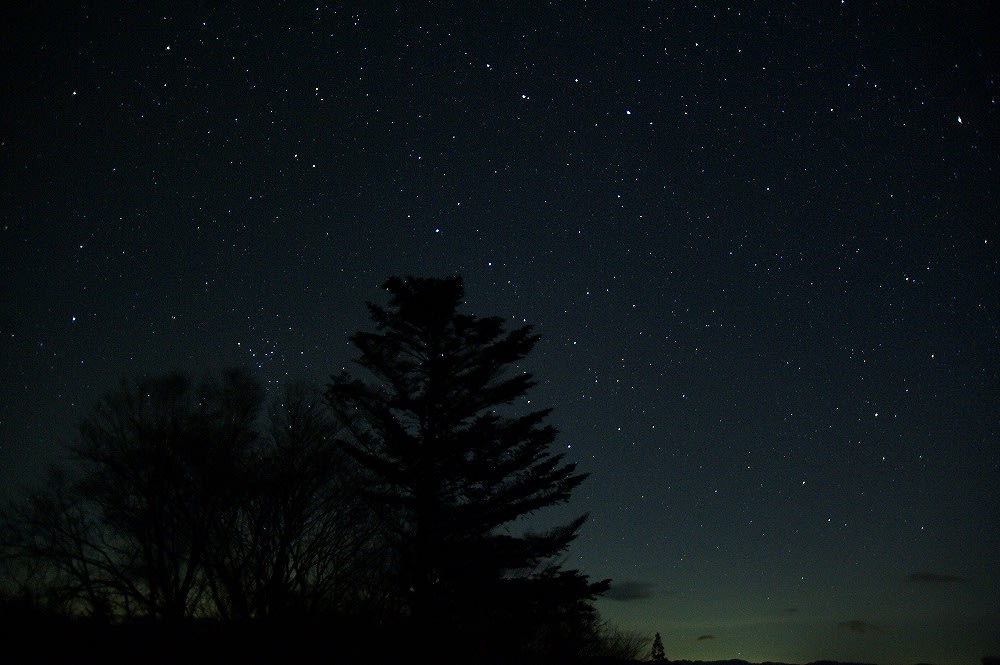 1月の星空の画像