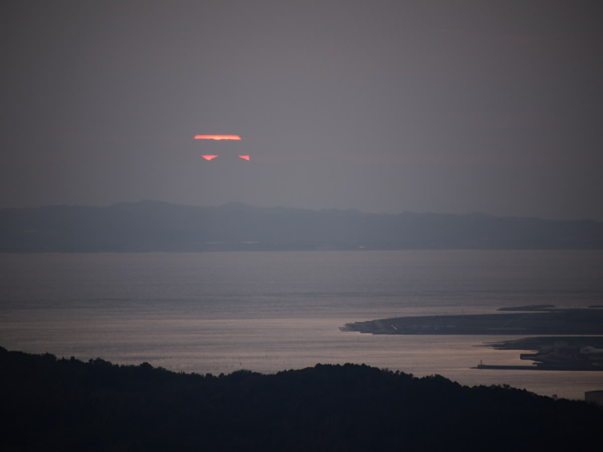 三ヶ根からの夕景の画像