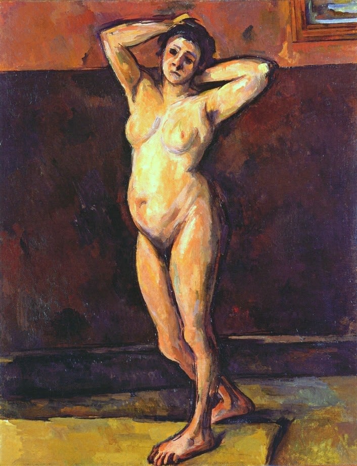立位の裸婦 セザンヌ わたしの里 美術館