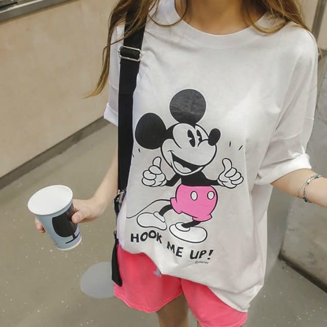 ディズニー夏 ミッキー半袖tシャツ Top Ts 0129 カジュアルレディースファッション Lylon Japan ライロンジャパン ブログ