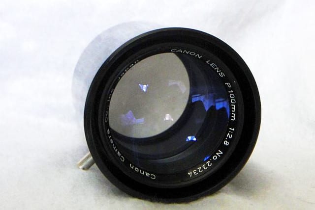 謎のcanon Lensは少しバブルボケするレンズだった Canon Lens P 100mm F2 8 迷レンズ探訪