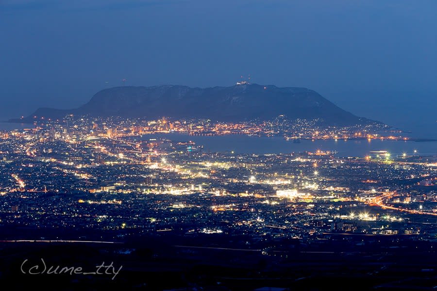 函館裏夜景 庄司山再訪 Photodiary 北海道の風景写真ブログ