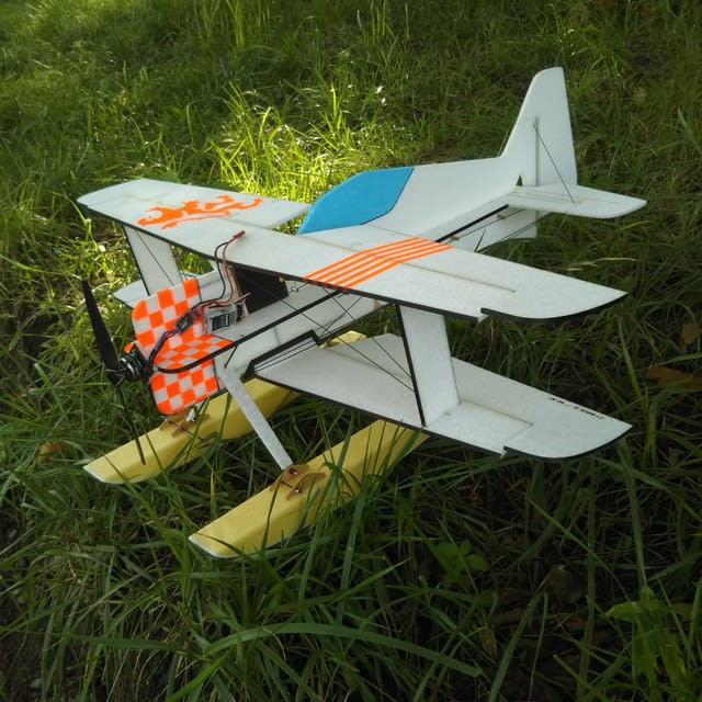 電動ラジコン飛行機(複葉機) Yahoo!オークション -「複葉機」(完成品（電動）) (飛行機)の