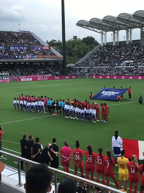 Iaiスタジアム日本平でなでしこジャパンvsカナダを生観戦 思いつくまま