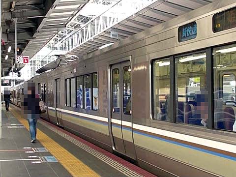 大阪から乗車する新快速で座席を確保する小技 東京 大阪 単身赴任 旅物語