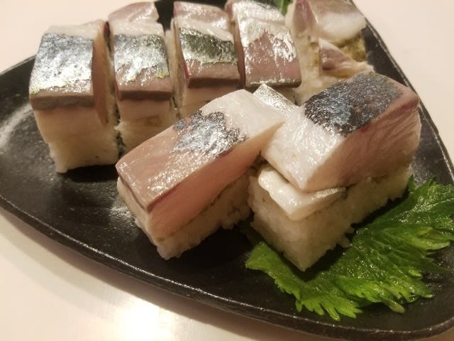 シマアジで棒寿司 海のさち