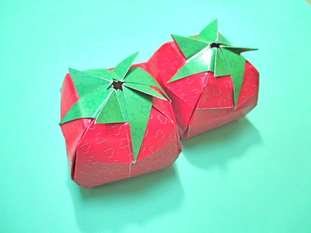 トマトのおりがみ 折り方動画 創作折り紙の折り方