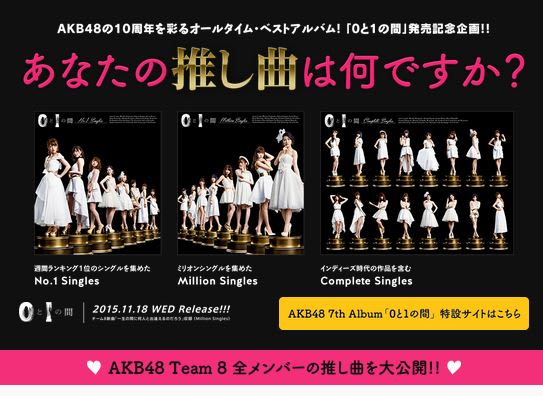 Akb48チーム8メンバー全員の推し曲が公開 Akbのススメ