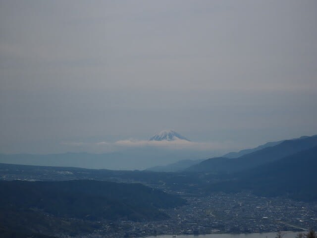 高ボッチ高原から見た富士山