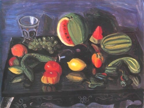 小出 楢重、地球儀のある静物、希少画集画、新品額装付 小出 楢重、市街風景、希少画集画、新品額装付