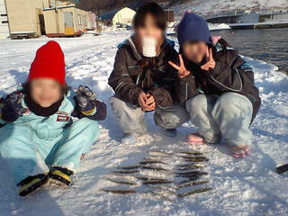 元旦は家族でチカ釣り へたのヨコ釣り北海道日誌