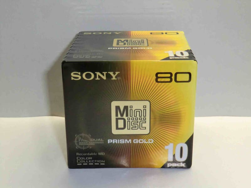 SONY MiniDisc PRISM GOLD 80分 - 乾電池の画像集 出張所