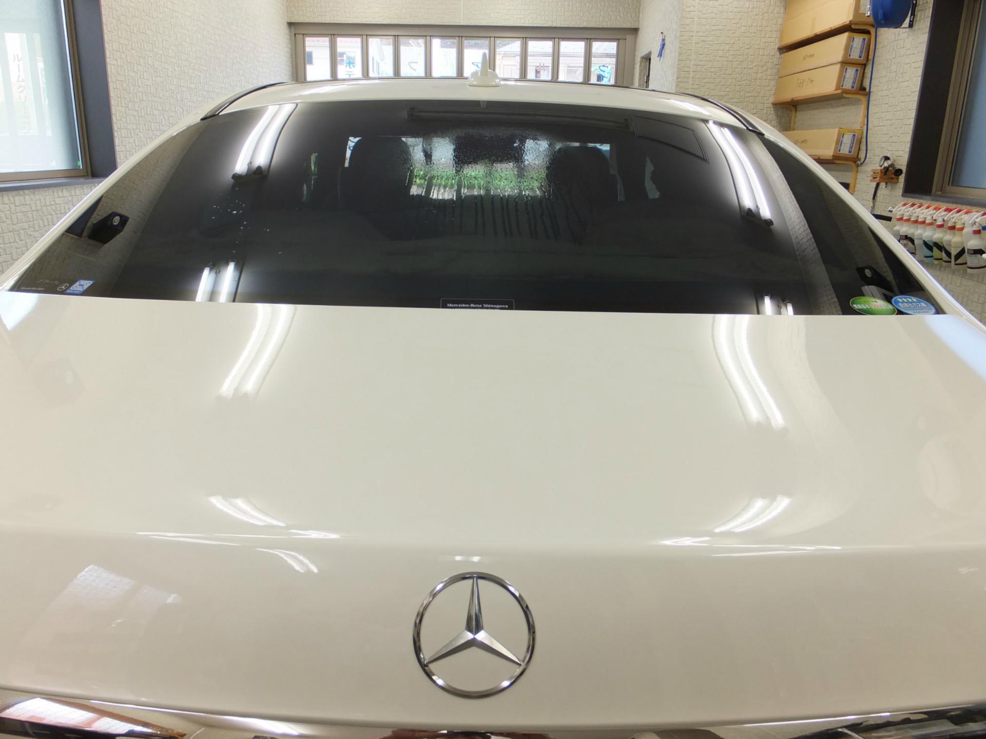 Mercedesbenz S550 リア全面フィルム施工 カービューティープロ フラットのブログ