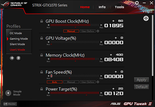 Gtx1070 をocしてみた ｃｂｒで風になる