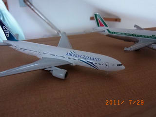 航空機の模型