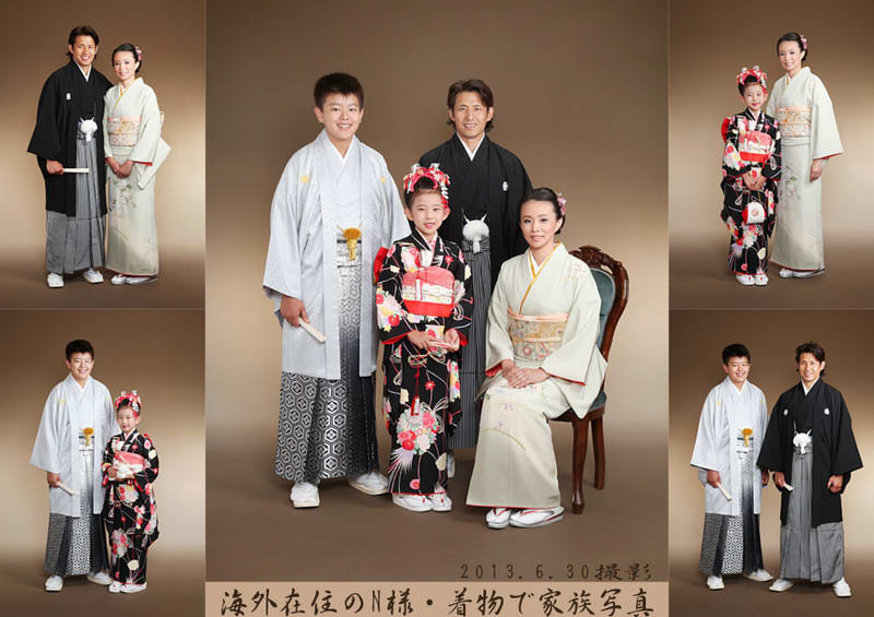 海外在住n様 着物で家族写真 アートスタジオ ヒロ Hiroのブログ