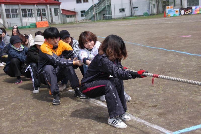 体育祭特集 Pta綱引き 羅臼町立羅臼中学校