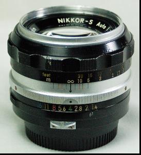 ニコン　Nikkor-s Auto 50mm f1.4レンズ