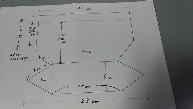 初心者でも大丈夫 ボートポーチの作り方 ２０センチファスナー対応 一部訂正あり ゆる い毎日が好き