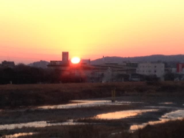 初日の出ラン 石田大橋 多摩川 へ みほひこ日記