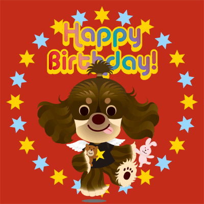 6才のお誕生日おめでとう A コッカー 私の小さな天使リキ 6才のお誕生日おめでとう A コッカー 私の小さな天使リキ