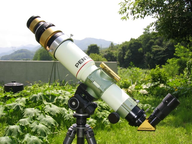 PENTAX 75SDHF + Solar MaxII 60 and SM40 - おやじねこの PENTAX 75SDHF + Solar MaxII 60 and SM40 - おやじねこの