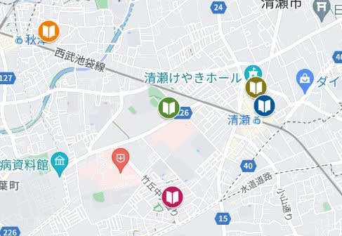 清瀬市の図書館
