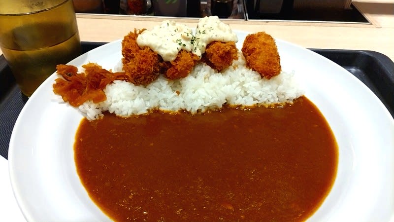 松のや阪東橋店:カキフライカレー