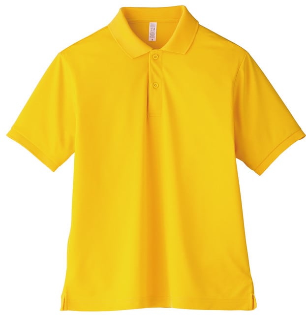 黄色いポロシャツ