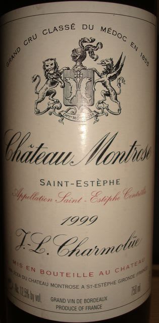 Chateau Montrose 1999 - 個人的ワインのブログ