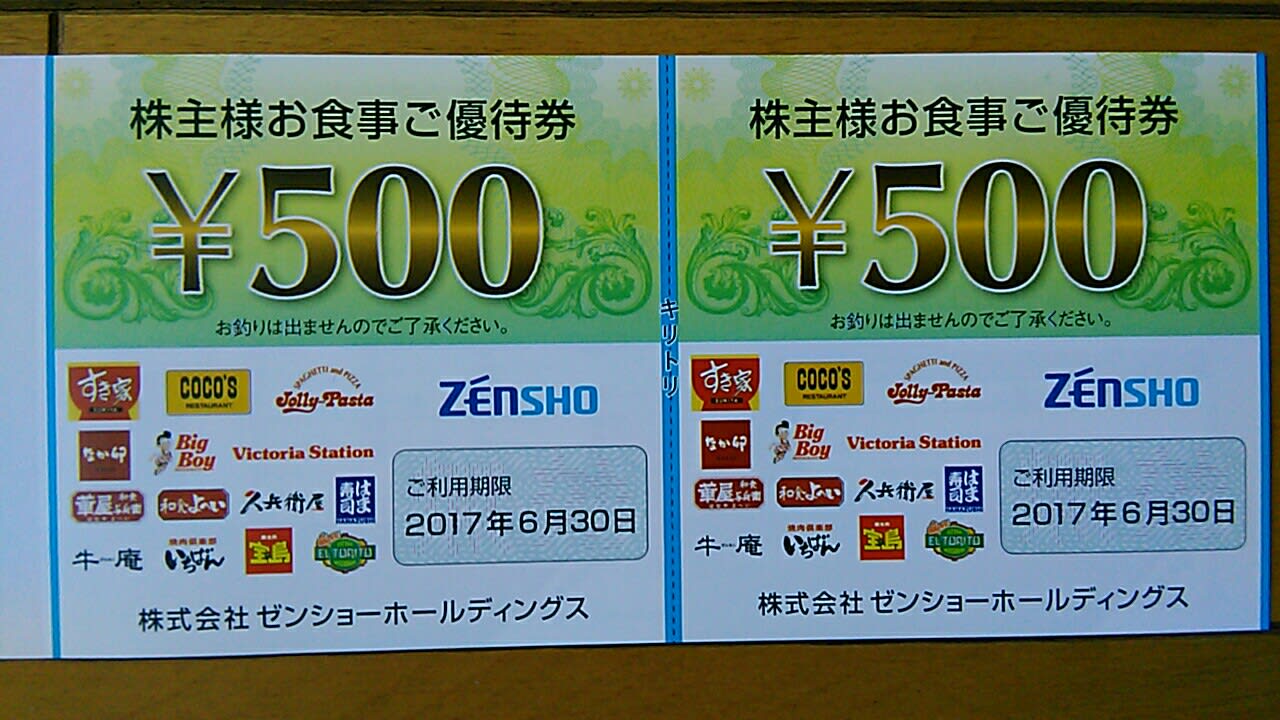 豊富なギフト ゼンショー 24000円分 株主優待券 レストラン/食事券