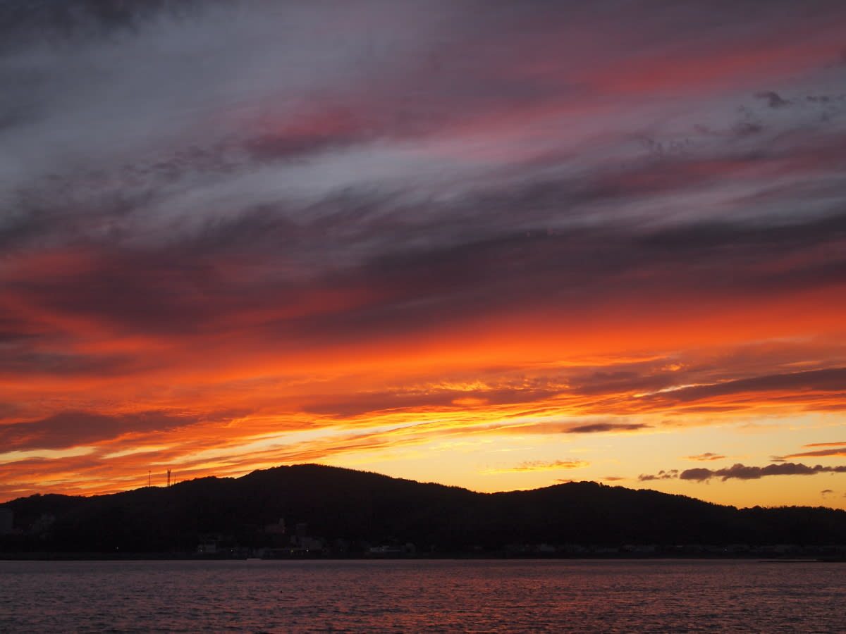 最近の夕空からの画像